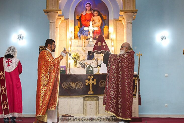 Neujahrsfeier in der Targmanchats-Kirche in Teheran