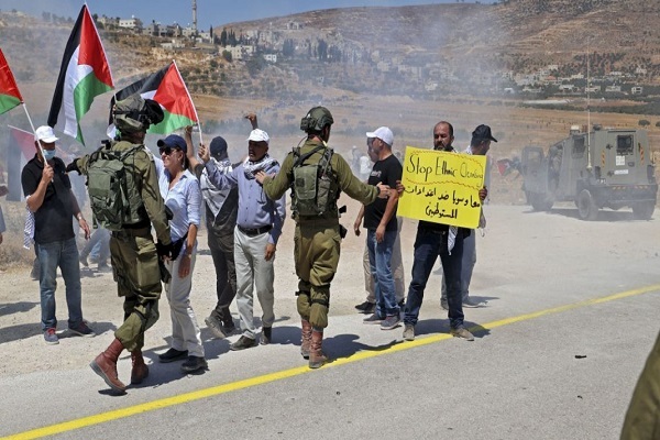 Protest against Zionist regime settlement expansion