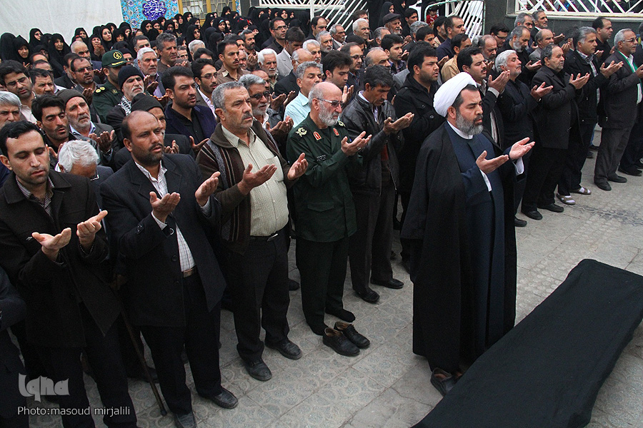 تشییع پدر شهیدان ابراهیمی مقدم