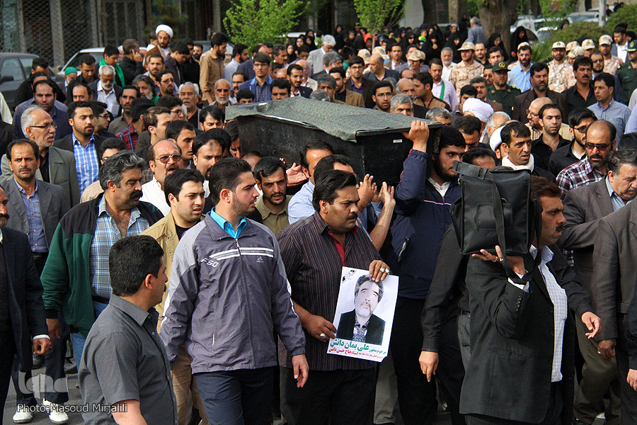 تشییع پدر شهید «حسن دانش»/ یزد