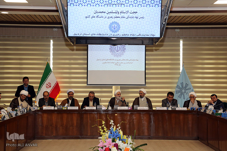 نشست اساتید دانشگاه های استان اردبیل با حضور رئیس نهاد نمایندگی مقام معظم رهبری در دانشگاههای کشور