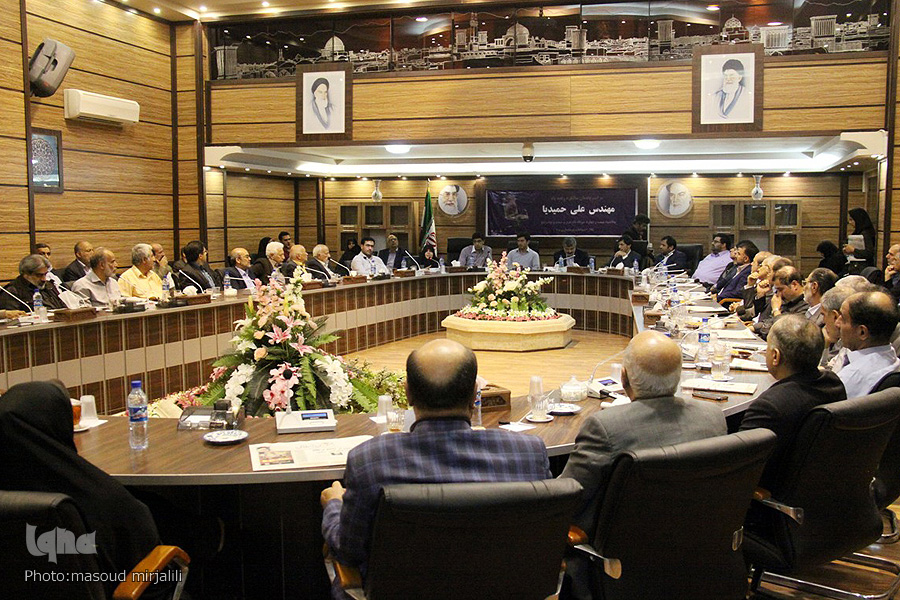 مراسم بزرگداشت مرحوم مهندس علی حمیدیا استاندار اسبق یزد