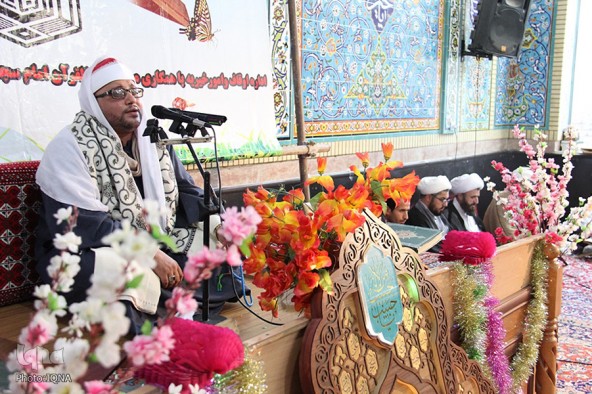 محفل انس با قرآن با حضور قاری مصری درشهرستان مغان (گرمی)