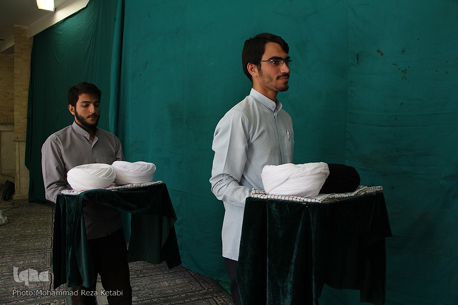 مراسم عمامه گذاری طلاب حوزه علمیه همدان