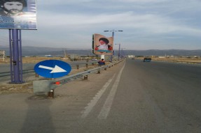 نصب تمثال آیت‌الله ملک‌حسینی در ورودی یاسوج