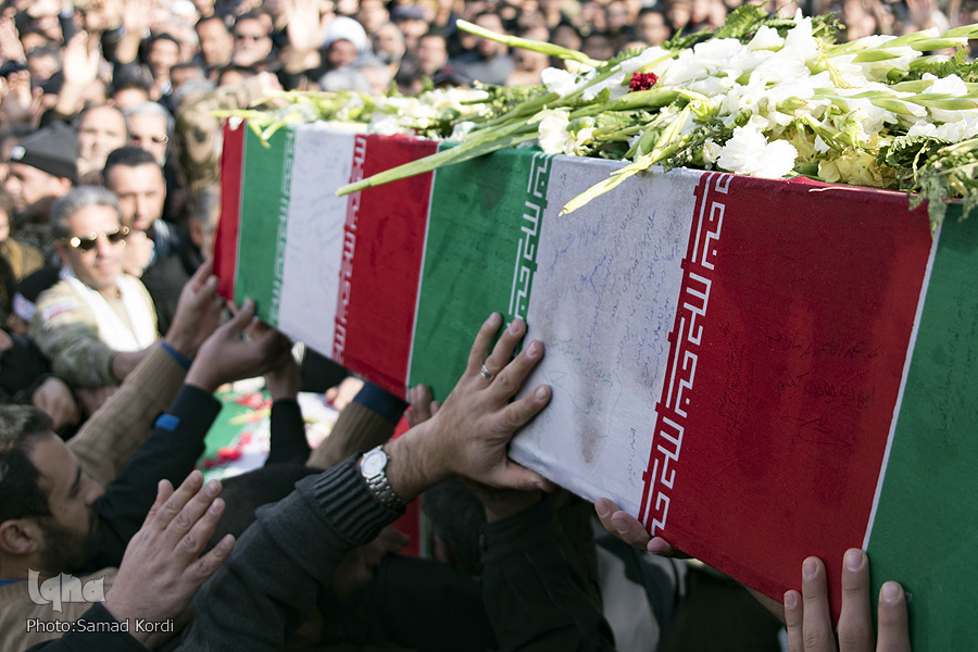 تشییع دو شهید گمنام فردیس کرج