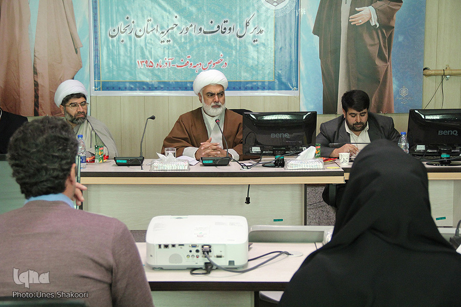 نشست خبری مدیرکل اوقاف وامور خیریه زنجان