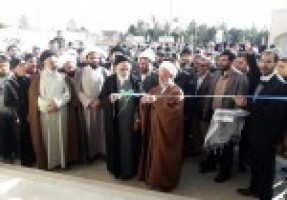 گزارش تصویری افتتاح مدرسه علمیه امام موسی کاظم(ع) جاجرم