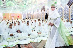 2 هزار دانش‌آموز البرزی سن تکلیف خود را جشن گرفتند