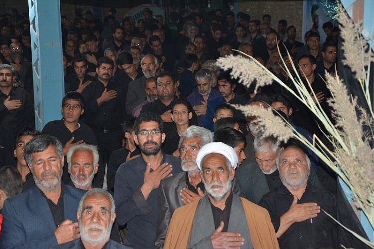 آیین خیمه‌سوزانی و شام‌غریبان در اسفدن