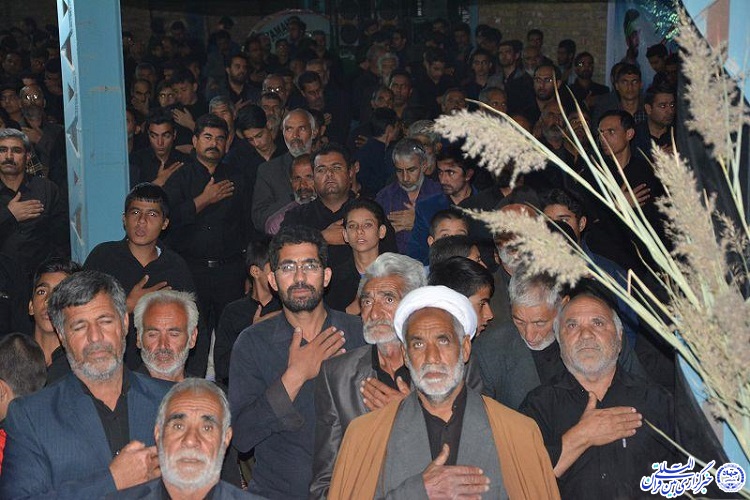 آیین خیمه‌سوزانی و شام‌غریبان در اسفدن
