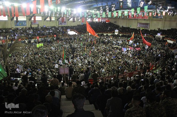 ⁨اجتماع 20 هزار نفری بسیجیان عاشورایی در شهرکرد⁩