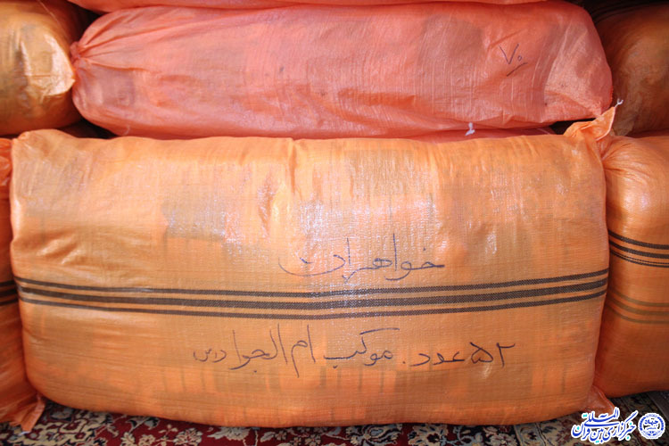 آماده&zwnj;سازی پنج هزار بالشت برای موکب&zwnj;های اربعین حسینی