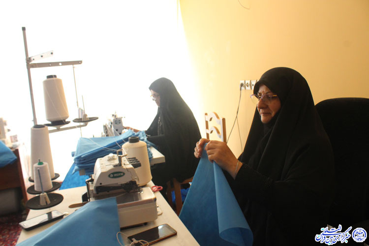 آماده&zwnj;سازی پنج هزار بالشت برای موکب&zwnj;های اربعین حسینی