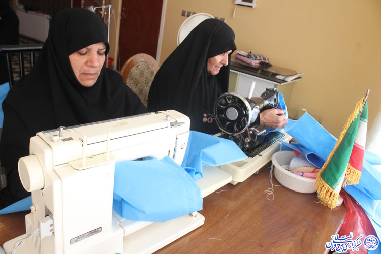 آماده&zwnj;سازی پنج هزار بالشت برای موکب&zwnj;های اربعین حسینی