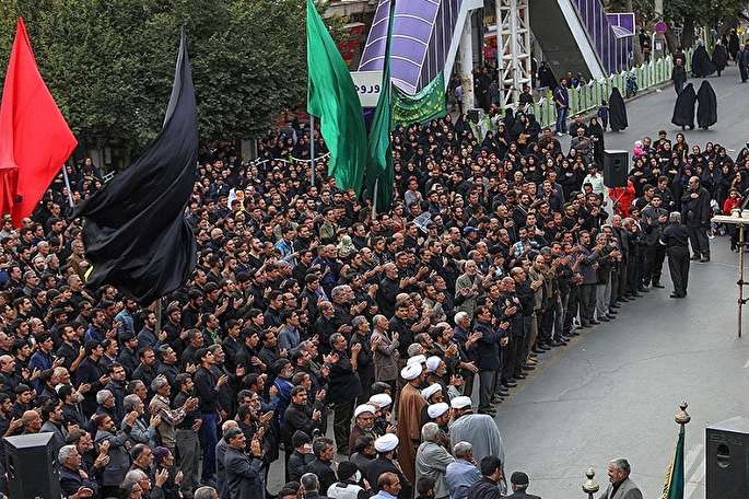 دسته‌روی هیئات مذهبی در خراسان‌شمالی