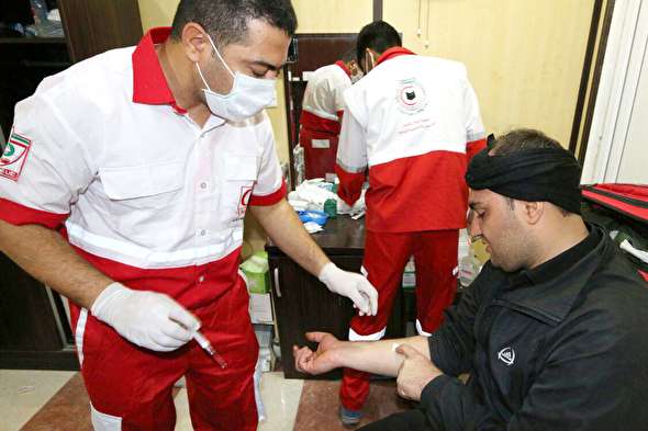 فیلم/ تشریح خدمات پزشکی هلال احمر به زائران اربعین‌ حسینی