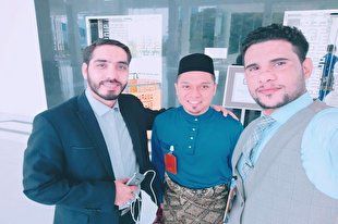 حضور متسابقان در کاخ ملی در روز پایانی مسابقات + عکس