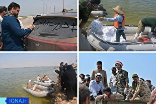 کمک‌رسانی جهادی به مردم شادگان به روایت تصویر