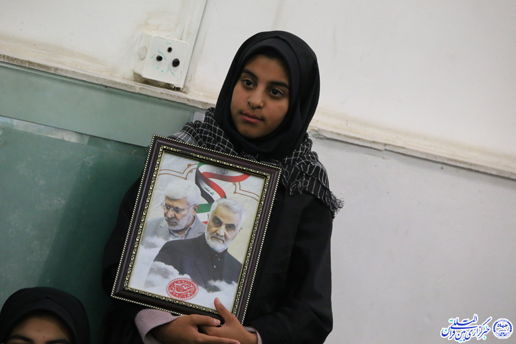 مراسم بزرگداشت سردار سلیمانی در امامزادگان باقریه بیرجند