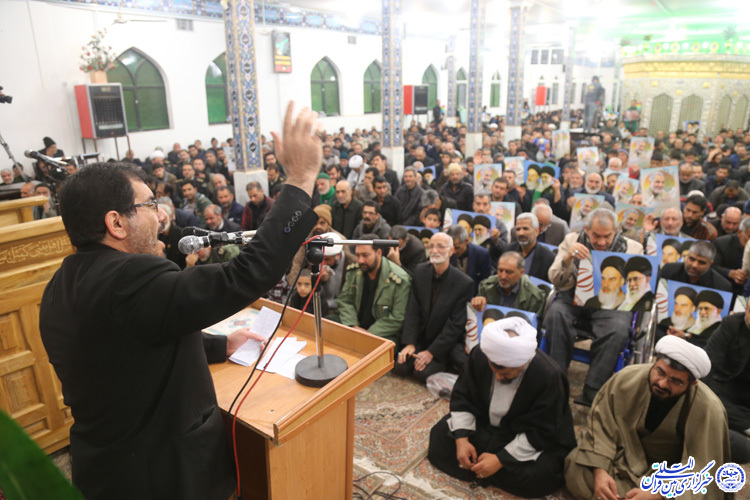 مراسم بزرگداشت سردار سلیمانی در امامزادگان باقریه بیرجند
