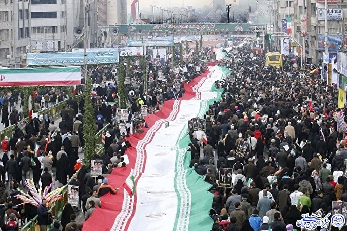 برگزاری راهپیمایی ۲۲ بهمن در ۱۰۰ نقطه خراسان جنوبی