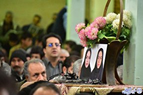 بزرگداشت دو شهید حادثه سقوط هواپیمای اوکراینی ـ بیرجند