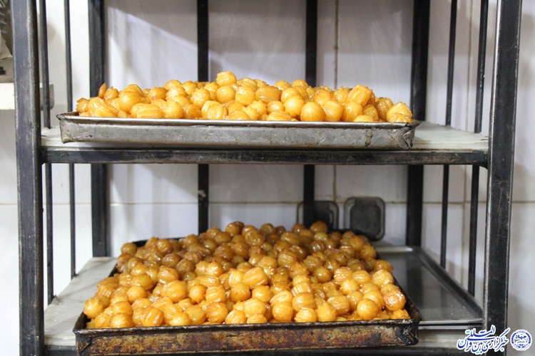 کارگاه پخت زولبیا در ماه رمضان