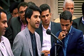 فیلم/ شعرخوانی فرزند شهید «علیپور» در محضر رهبر انقلاب