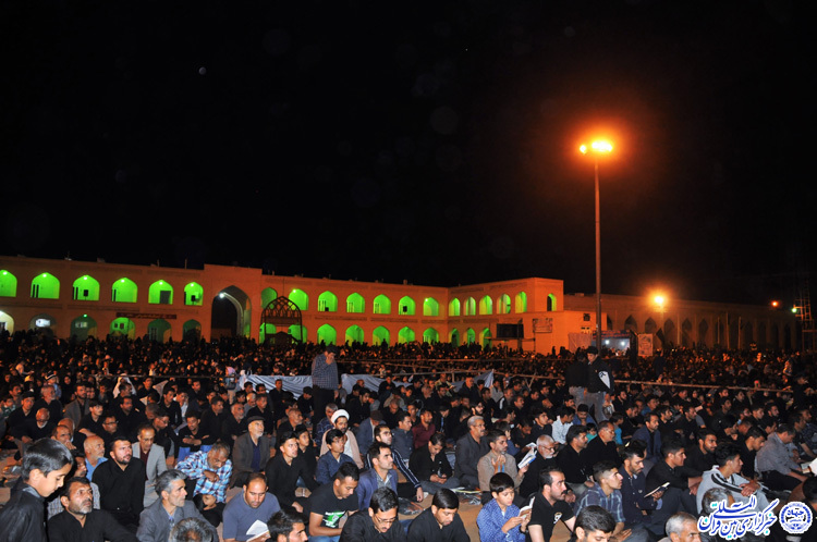 شب بیست و سوم رمضان در امامزادگان باقریه(ع) بیرجند