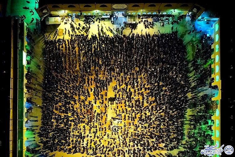 شب بیست و سوم رمضان در امامزادگان باقریه(ع) بیرجند