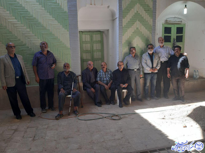 بیرق عزا در حسینیه کبابی بیرجند