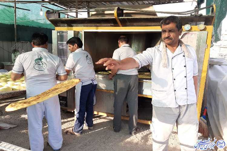 خدمت&zwnj;رسانی هیات ابوالفضلی بیرجند به زائران اربعین