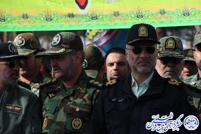 راهپیمایی حمایت از اقتدار ملی در خراسان جنوبی برگزار شد