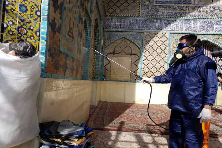 روحانیون؛ پیش قدم در ضدعفونی مساجد و هیئات مذهبی روستاهای فردوس روحانیون؛ پیش قدم در ضدعفونی مساجد و هیئات مذهبی روستاهای فردوس