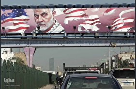 اولین سالگرد شهادت سردار سلیمانی و ابومهدی المهندس در لبنان