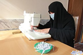 فیلم| کارگاه آموزشی تولید ماسک در ماه رمضان