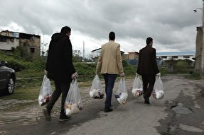 فیلم | همدلی خیرین و گروه‌های جهادی در بحران کرونا