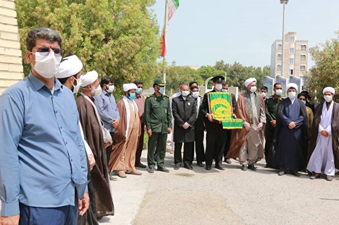 حضور کاروان خدام رضوی در جاسک