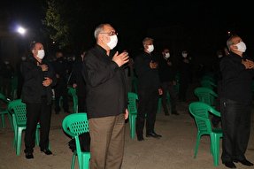 عکس | عزادارای عاشقان حسینی ارومیه در دومین شب محرم با رعایت پروتکل‌های بهداشتی