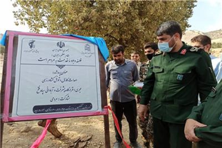 افتتاح ۱۲ پروژه آبرسانی و سیل بند در منطقه چاروسا و دیشموک