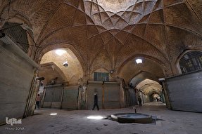 عکس | تعطیلی بازار تاریخی اراک