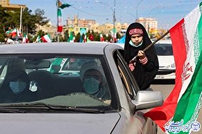 آغاز راهپیمایی خودرویی ۲۲ بهمن در خراسان‌جنوبی