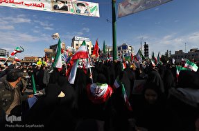 جشن چهل‌وسومین سالگرد پیروزی انقلاب اسلامی در اهواز برگزار شد