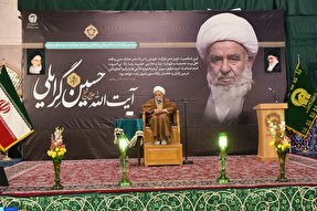 عکس | مراسم بزرگداشت آیت‌الله گرایلی در حرم رضوی