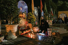 عکس | احیای شب بیست‌و‌یکم در گلزار شهدای اراک