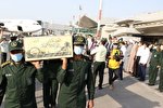 تشییع پیکر 2 شهید گمنام در بندر شهید رجایی بندرعباس