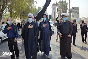 عکس | تجمع دسته‌‌های عزاداری در سالروز رحلت پیامبر(ص) و شهادت امام حسن(ع)