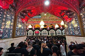 عکس | حال و هوای کربلای معلی در شب اربعین حسینی