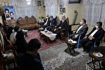 دیدار استاندار گیلان با خانواده شهیدان نهی‌قناد در رشت